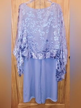 Draper's & Damon's Lavender 2 Piece Pant Set. Size XL